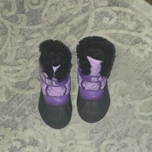 Sorel Faux Fur Lined Boots Toddler Size 6